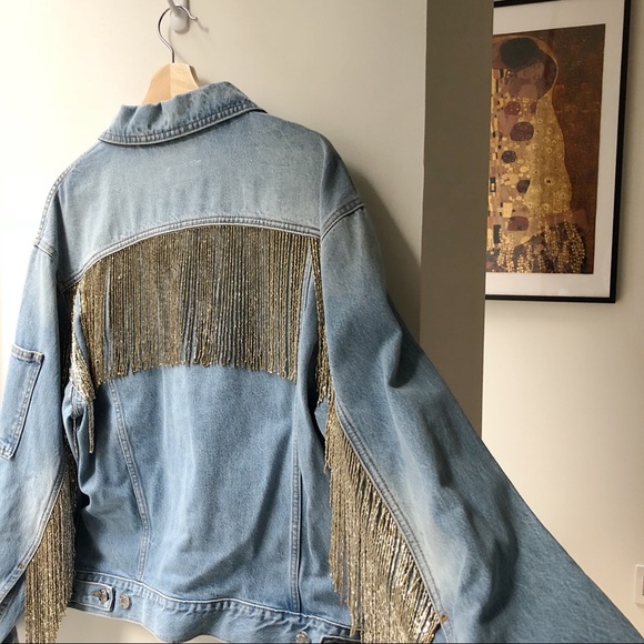 90s style denim shorts